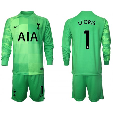 Billiga Fotbollströjor Tottenham Hotspur Hugo Lloris 1 Målvakt Barn Hemma tröja 2021/22 Långärmad